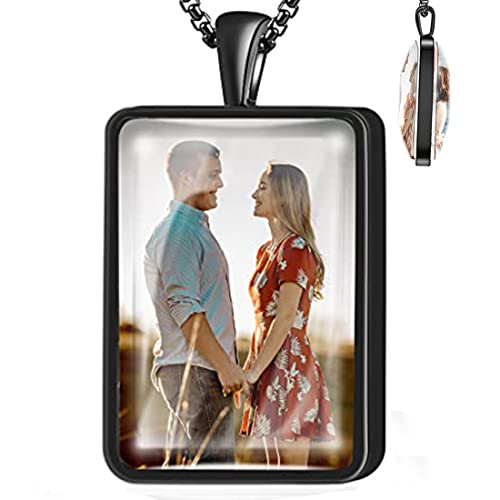 Fanery Sue Individuelle doppelseitige Bilder-Halsketten, personalisierte Foto-Halsketten für Damen und Herren, individueller Foto-Anhänger mit Erinnerungsbildern, -Mengenvolles Schmuckgeschenk, um Fanery Sue Individuelle doppelseitige Bilder-Halsketten, personalisierte Foto-Halsketten für Damen und Herren, individueller Foto-Anhänger mit Erinnerungsbildern, -Mengenvolles Schmuckgeschenk, um von Fanery Sue