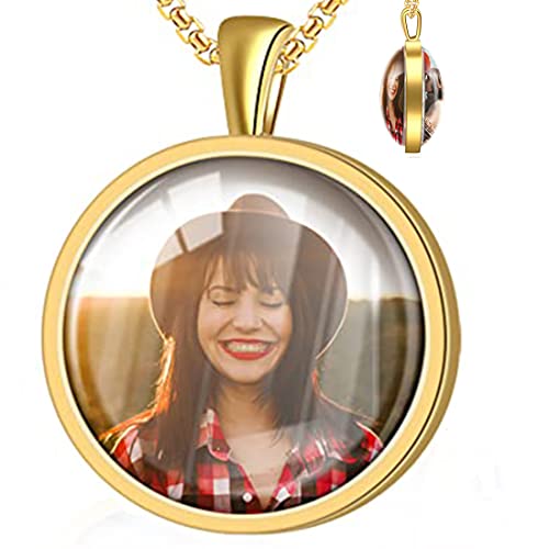 Fanery Sue Individuelle doppelseitige Bilder-Halsketten, personalisierte Foto-Halsketten für Damen und Herren, individueller Foto-Anhänger mit Erinnerungsbildern, -Mengenvolles Schmuckgeschenk, um Fanery Sue Individuelle doppelseitige Bilder-Halsketten, personalisierte Foto-Halsketten für Damen und Herren, individueller Foto-Anhänger mit Erinnerungsbildern, -Mengenvolles Schmuckgeschenk, um von Fanery Sue