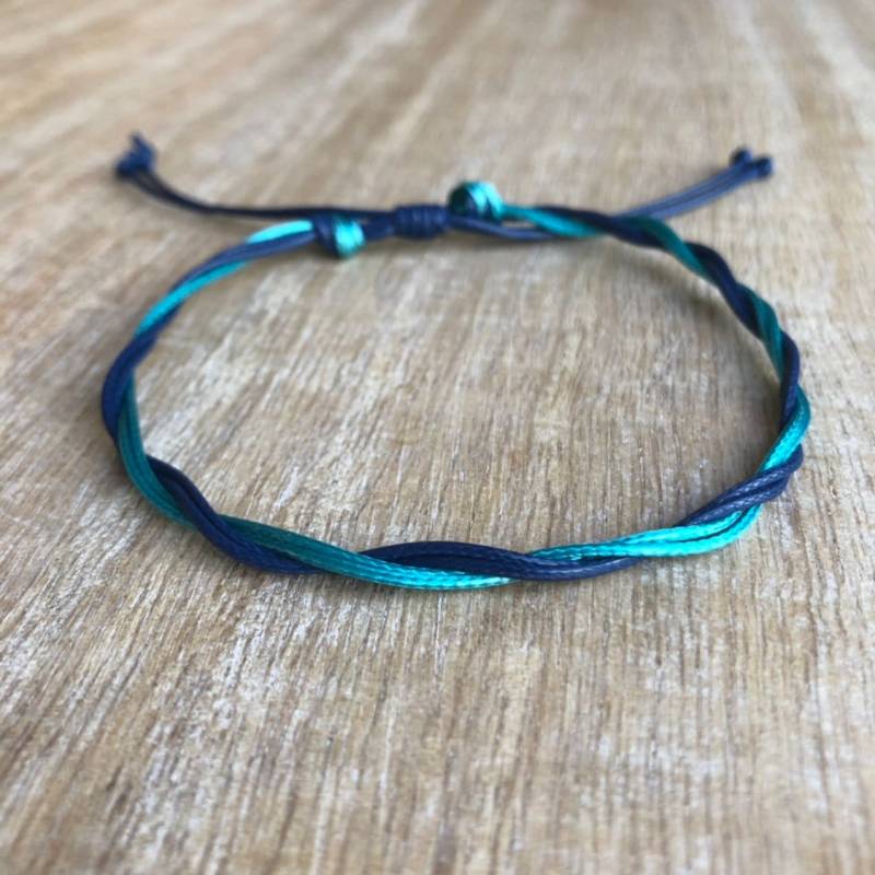 Boardwalk Peacock Fußkettchen, Wasserdicht, Verstellbar, Blau Anklet Wa001595 von Fanfarria