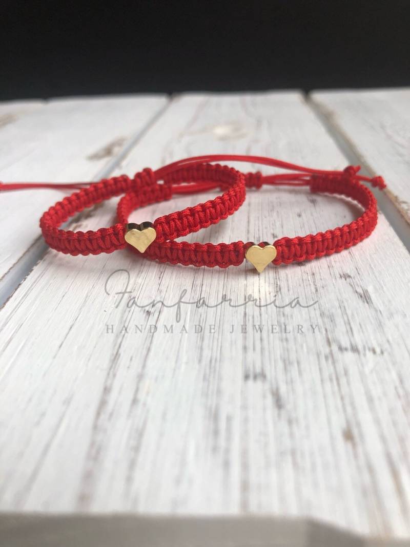 Rote Herz Armbänder, Mama Und Ich, Wasserdicht Passende Armbänder Nm001779 von Fanfarria