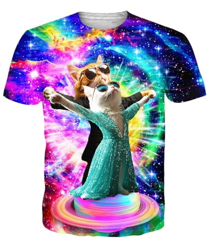 Fanient Tshirt für Damen Herren 3D Tshirts Unisex Lustige Katze Drucken Tshirt Men Streetstyle Cool Shirt Kurzarm M Fanient Tshirt für Damen Herren 3D Tshirts Unisex Lustige Katze Drucken Tshirt Men Streetstyle Cool Shirt Kurzarm M von Fanient
