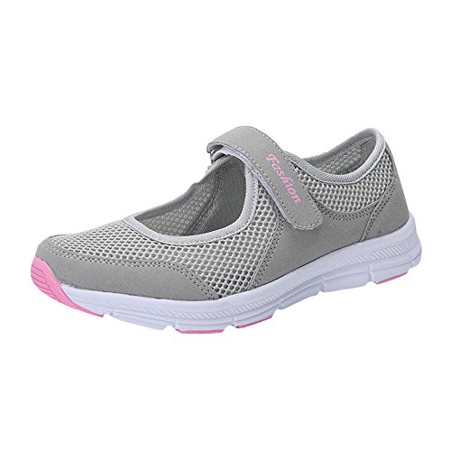 2024 Orthopädische Schuhe Damen Air Cushion Slip On Walking Orthopedic Diabetic Walking Shoes Freizeit Mesh Atmungsaktiv Sandals Hausschuhe mit Fussbett Frauen Sneaker Turnschuhe Sportschuhe 54 von Fannyfuny