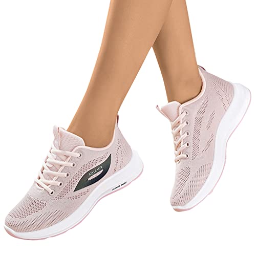 Fannyfuny Arbeitsschuhe Damen Pflege Wedges Keilabsatz Schuhe Sale Fußballschuhe Casual Große Größe Breite Schuhe Freizeitsportschuhe Für Sport Trekking Workout von Fannyfuny
