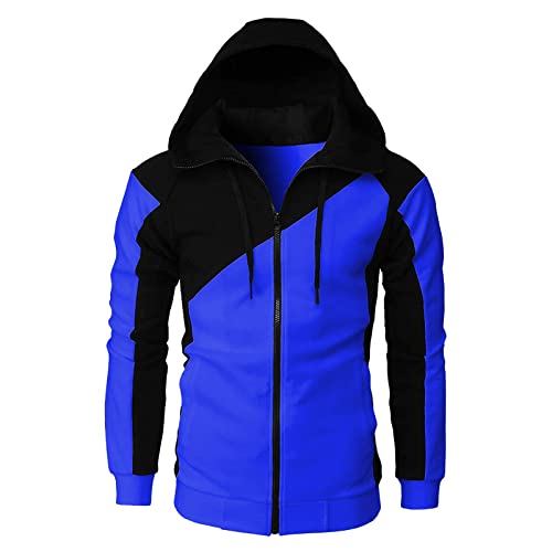 Fannyfuny Blitzangebote Des Tages Heute Befristet, Herren Hoodie Mit Schalkragen Langarm Hoodie mit Kapuze Fleecejacke Trainingsshirt Winddichte Mantel LäSsige Hoodie Winter Jacket Coat von Fannyfuny