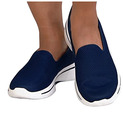 Fannyfuny Damen Schuhe Elegant Festlich Plattform Elegante Schuhe Lässige Slip On Walkingschuhe Walkingschuhe Freizeitsportschuhe Plateau Shoes Freizeitschuhe Gym für Gehen Laufen Joggen Sports von Fannyfuny