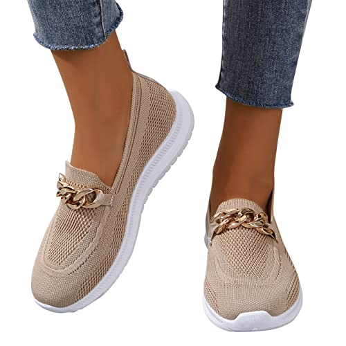 Fannyfuny Damen Schuhe Elegant Festlich Plattform Elegante Schuhe Lässige Slip On Walkingschuhe Walkingschuhe Freizeitsportschuhe Plateau Shoes Freizeitschuhe Gym für Gehen Laufen Joggen Sports von Fannyfuny