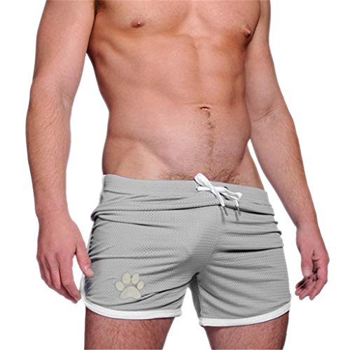 Fannyfuny Herren Sporthose kurz Sport Shorts Jogginghose Laufhose Fitness Freizeit Schnelltrocknende luftdurchlässige Trainingshose Sommer Athletische Workout Pants Sportwear Sporthose mit Kordelzug von Fannyfuny