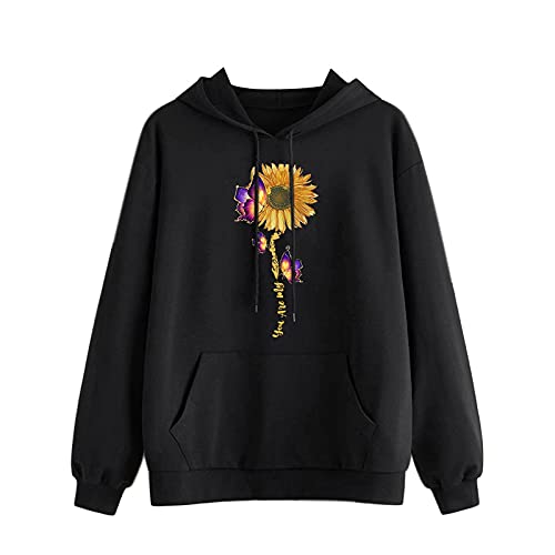 Fannyfuny Kapuzenpullover Damen Sweatjacke Zip-up Pullover Kurz Hoodie Pulli Sweatshirt Kapuze Sweatjacke Oversized Casual Bequem Frühlingsmantel Sweatshirt Klassisch Herbst Langarm Hoodie Sweatshirt von Fannyfuny