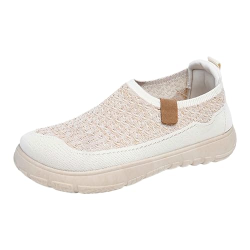 Fannyfuny Laufschuhe Damen Weite H Vermascht Orthopädische Schuhe Senioren Orthopädische Schuhe Straßenlaufschuhe Fitness Jogging Hallenschuhe Bequeme Outdoor Sommerschuhe von Fannyfuny