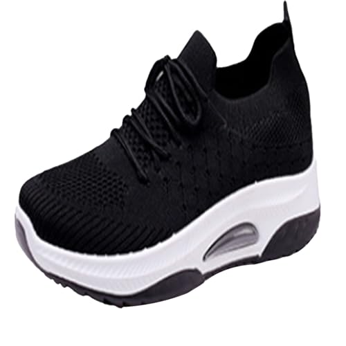 Fannyfuny Sneaker Damen Plateau Support Sportschuhe Leichtes Bequem Laufschuhe Trekking- & Wanderschuhe Outdoor Fitnessschuhe Leicht Laufschuhe Sportschuhe Freizeitschuhe von Fannyfuny