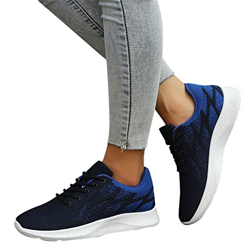 Fannyfuny Sneaker Weiß Damen Leder Sicherheitsschuhe Stoßdämpfende Athletische Schuhe Plateau Casual Sportschuhe Walkingschuhe Straßenschuhe Für Sport Trekking Workout von Fannyfuny