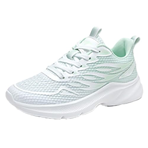 Fannyfuny Trainingsschuhe Damen rutschfest Atmungsaktiv Leichtgewichts Laufschuhe Leichtes Bequem Laufschuhe Volleyballschuhe Stoßfest Joggingschuhe Bequem Walkingschuhe von Fannyfuny