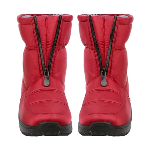 Fannyfuny Winterstiefel Damen Winterschuhe Wasserdicht Warm Plush Gefütterte Schneestiefel Stiefeletten Winter Outdoors Rutschfeste Stiefel Boots Winterschuhe Winter Kurzschaft Stiefel Boots Schuhe von Fannyfuny