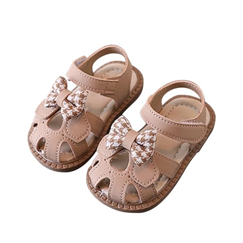 Fannyfuny sandalen kinder, Kinder Geschlossene Sandalen Jungen Mädchen Leder Sandaletten Rutschfest Sommer Schuhe Weiche Sohle Sandalen Outdoor Trekkingsandalen von Fannyfuny