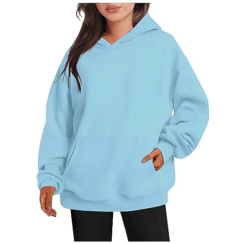 Sweatpullover Damen,Winterpullover Damen Warm,Damen Jacke Herbst: Damen Kapuzenpullover Hoodie Oberteile Oversized Ｗarm Y2k Sweatshirt Jacke Mit Kapuze Outdoor Winter Sweat Große Größen Sweatjacke von Fannyfuny