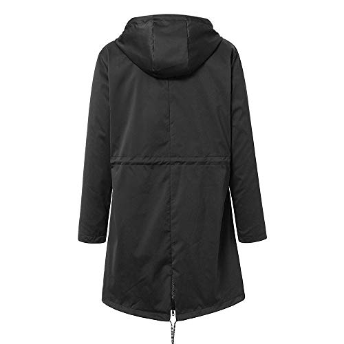 Windjacke Damen Wasserdicht Atmungsaktiv Gr 50 Regenjacke Windjacke Lange Regenjacke Leichte Wasserdichte winddichte Jacken Mäntel Damen Regenjacke Jacke Outdoor für Outdoor-Windbreaker zum Wandern von Fannyfuny