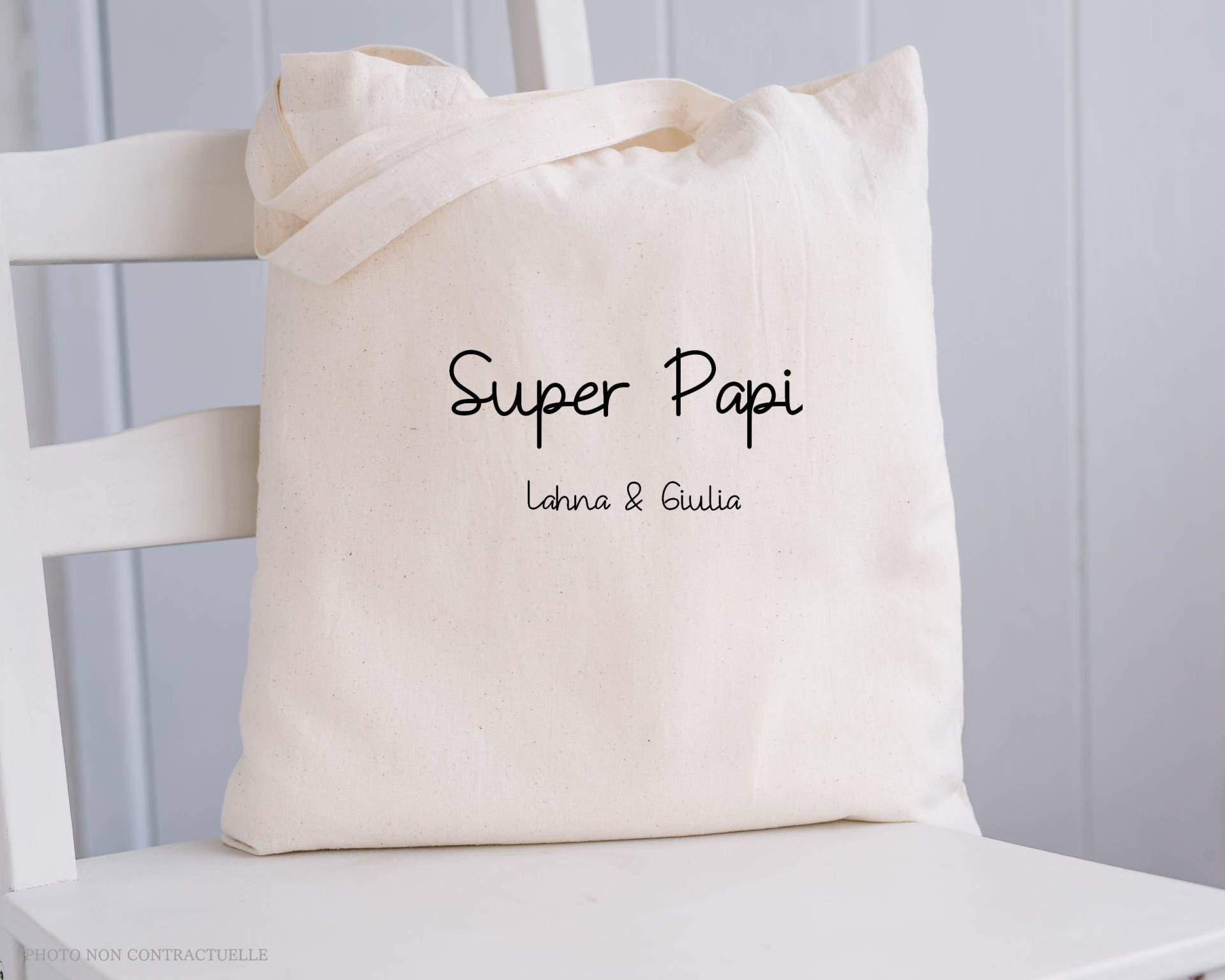 Super Papi Einkaufstasche/Personalisiert Geschenkidee Personalisierbar Großvater Super Papi Einkaufstasche/Personalisiert Geschenkidee Personalisierbar Großvater von Fannypassionart