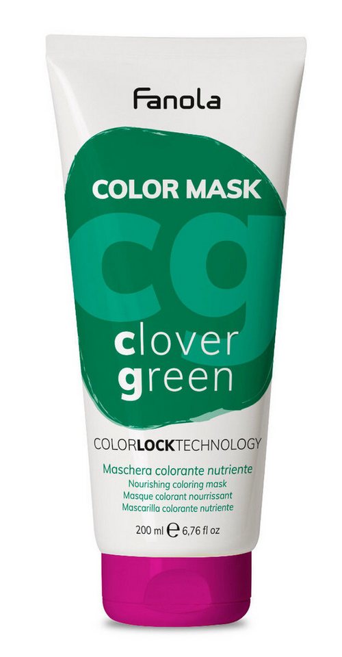 Fanola Haarfarbe Fanola Fanola Color Masker Clover Green 200ml Clover Green von Fanola
