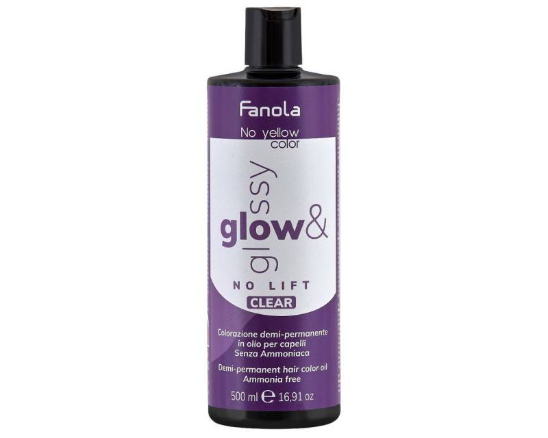Fanola Haarfarbe Fanola Glow & Glossy Oil Toner CLEAR 500ml von Fanola