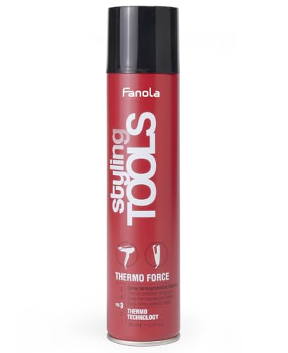 Fanola Styling Tools Thermo Force Hitzeschutz Frisierspray, Weiß, 300 ml von Fanola
