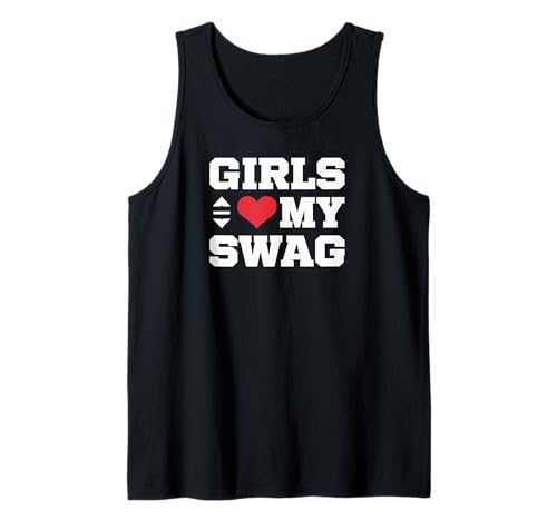 Mädchen Mögen Meinen Swagger Lustiger Ausdruck Mit Stil Tank Top Mädchen Mögen Meinen Swagger Lustiger Ausdruck Mit Stil Tank Top von Fans Von Urbaner Stimmung Und Humor
