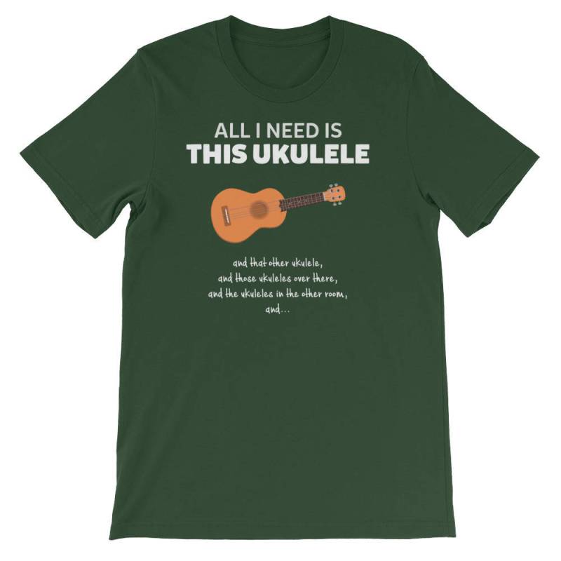 Alles Was Ich Brauche Ist Diese Ukulele - Ukulele, Uke, Spieler Geschenk Musiker T Shirt von FanstoreCo