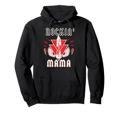 Rock and Roll – Rockin' Mama – passendes Familienoutfit Pullover Hoodie Rock and Roll – Rockin' Mama – passendes Familienoutfit Pullover Hoodie von Fantabulous Matching Family