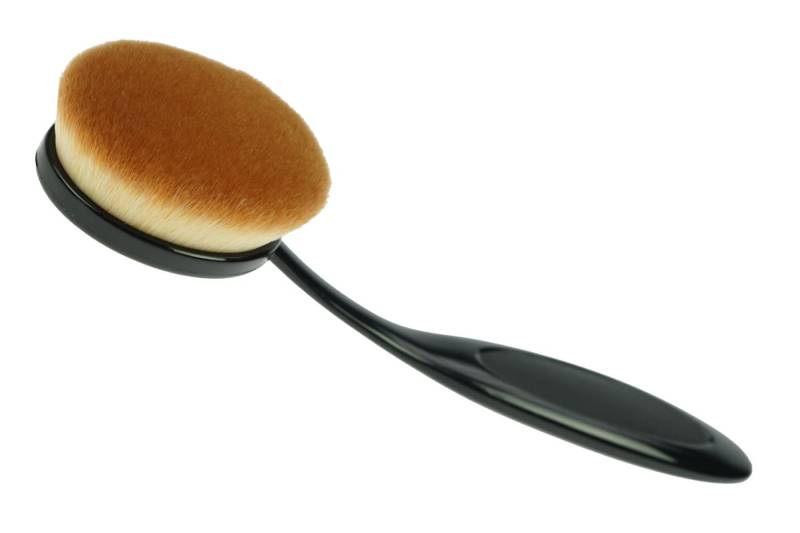 Fantasia Beauty Foundationpinsel Make-up Bürste, Kopf oval groß, Länge: 16 cm, 1 tlg., Superdichtes, weiches Synthetik-Haar, Vegan von Fantasia Beauty
