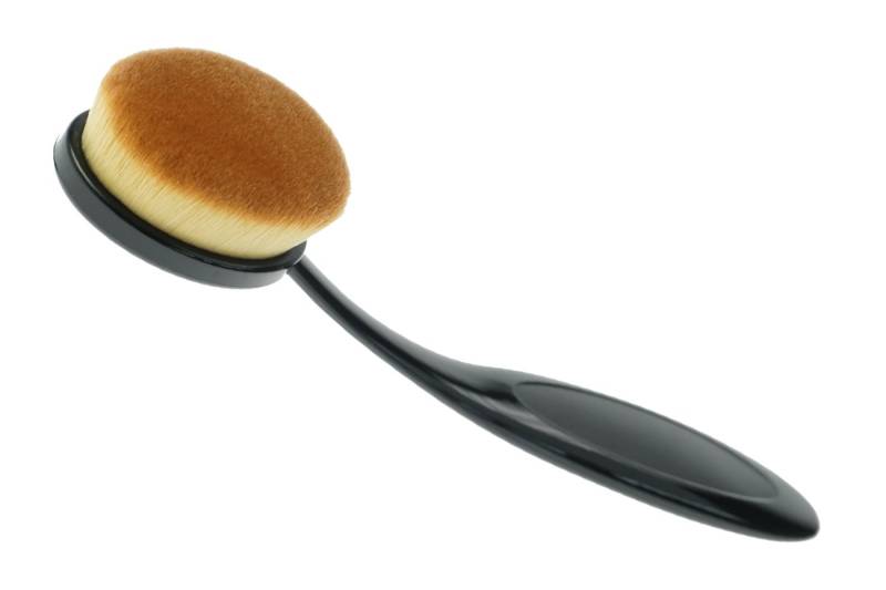 Fantasia Beauty Foundationpinsel Make-up Bürste, Kopf oval groß, Länge: 16 cm, 1 tlg., Superdichtes, weiches Synthetik-Haar, Vegan von Fantasia Beauty