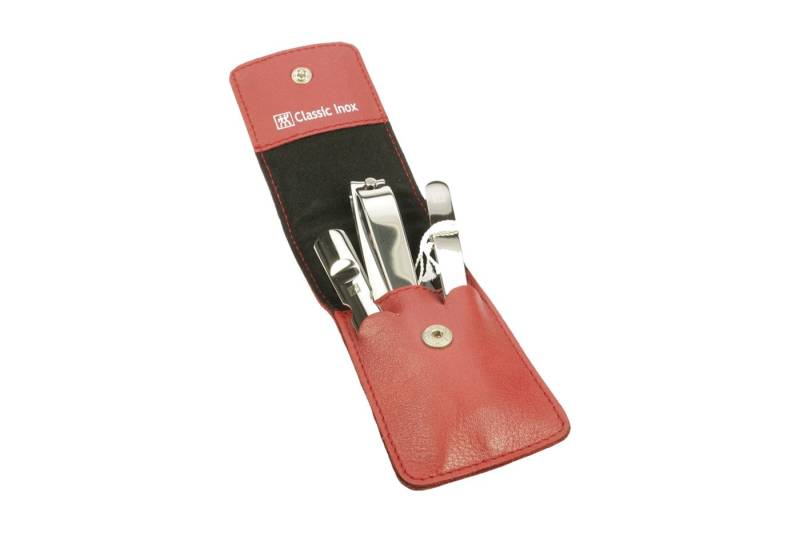 Fantasia Beauty Maniküre-Etui Zwilling Druckknopfetui Classic Inox Maniküre-Zubehör 3-tlg, 1 tlg., Taschenetui, Rindleder von Fantasia Beauty