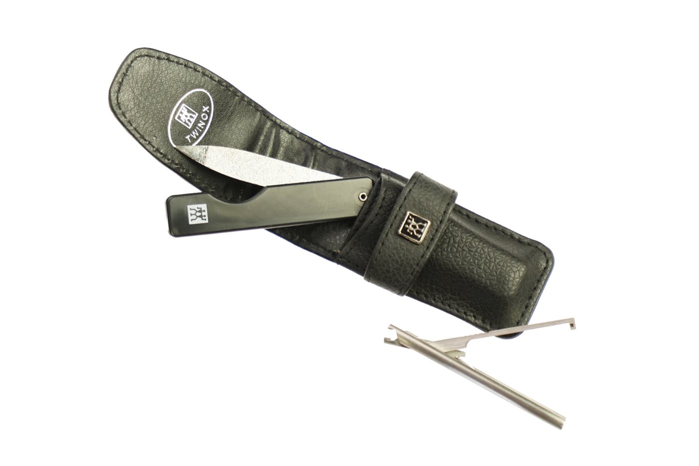 Fantasia Beauty Maniküre-Etui Zwilling Taschenetui, Manikür-Set Rindleder schwarz, 2-tlg., 1 tlg., Taschenetui, Rindleder, Solinger Stahlwaren von Fantasia Beauty