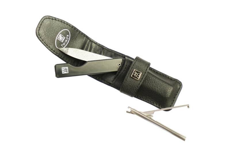 Fantasia Beauty Maniküre-Etui Zwilling Taschenetui, Manikür-Set Rindleder schwarz, 2-tlg., 1 tlg., Taschenetui, Rindleder, Solinger Stahlwaren von Fantasia Beauty