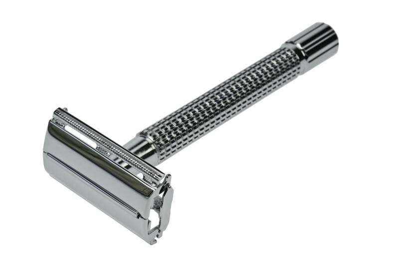 Fantasia Beauty Nassrasierer Nostalgie-Rasierapparat, Chromfarben, Länge 10,5 cm, 1-tlg. von Fantasia Beauty