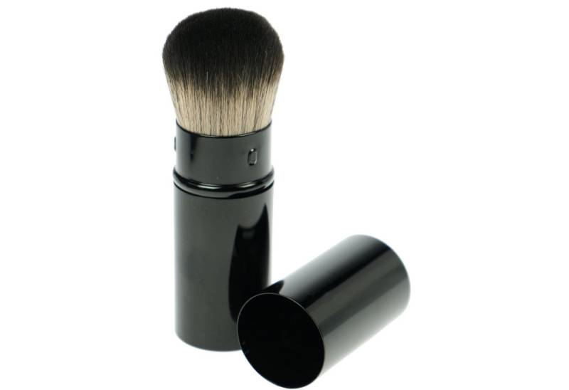 Fantasia Beauty Puderpinsel Puderpinsel, einschiebbar, schwarz, Toray-Haar, Länge: 10 cm, Ø 3cm, 1 tlg., Einschiebbar mit Pinselkappe, hält Tasche und Pinselhaare sauber! von Fantasia Beauty