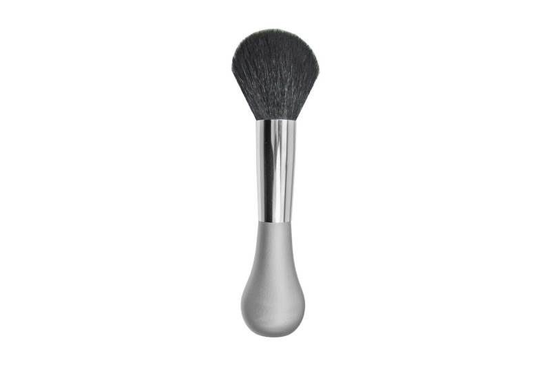 Fantasia Beauty Puderpinsel Stand-Puderpinsel, Silber, feinstes Ziegenhaar, Höhe: 16 cm, 1 tlg., Zum auftragen von Puder und Rouge von Fantasia Beauty