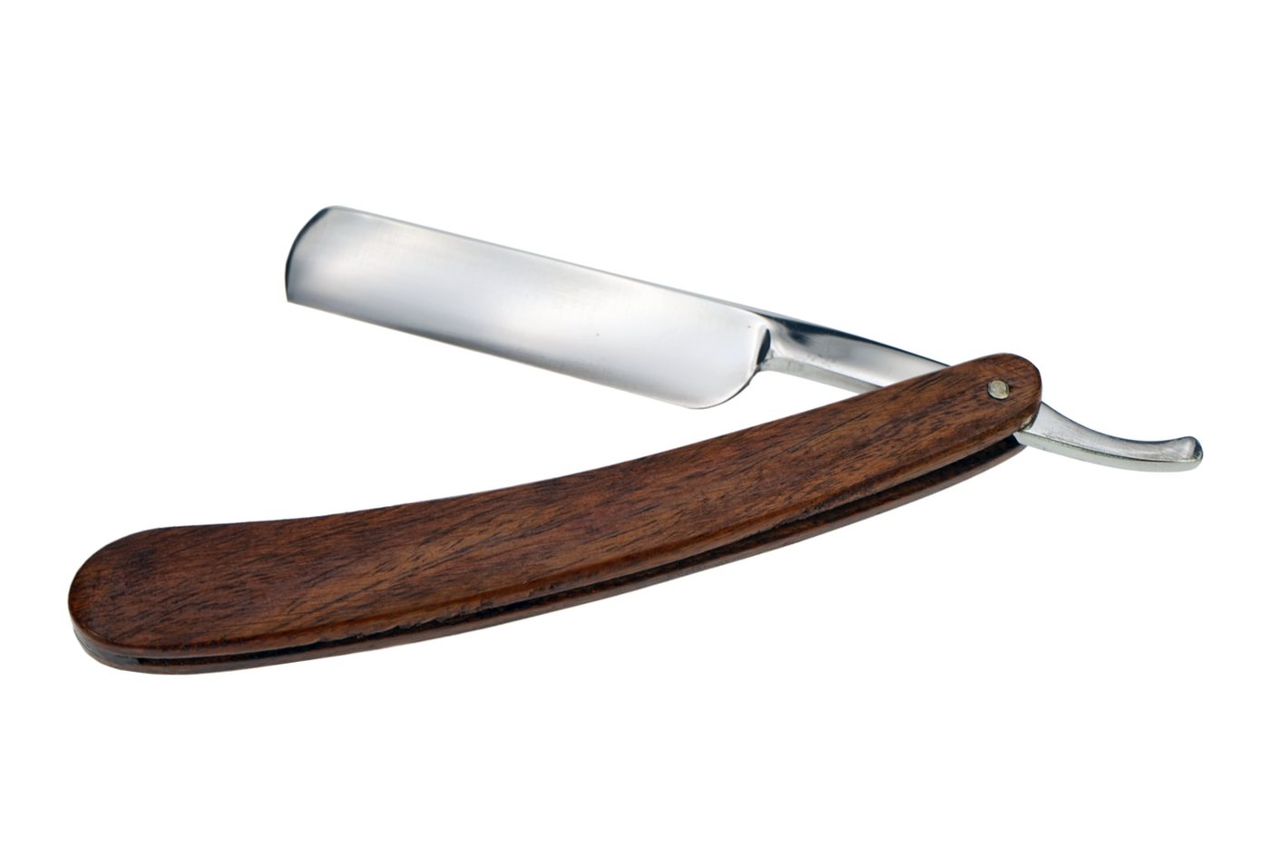 Fantasia Beauty Rasiermesser Rasiermesser aus spanischem Karbonstahl, Palisander-Echtholzschale, 1-tlg., mit spanischer Carbonstahl-Klinge von Fantasia Beauty