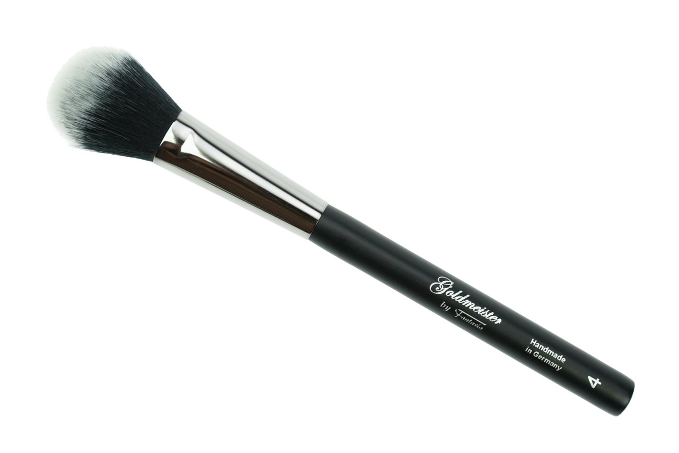 Fantasia Beauty Rougepinsel Rougepinsel aus feinstem Torayhaar, flache Zwinge, Länge: 19 cm, 1 tlg., für das Verblenden und Auftragen von Rouge und auch für Konturierung von Fantasia Beauty