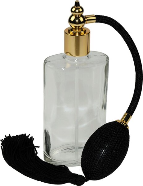 Fantasia Klarglas-Flasche oval, mit Ballpumpe, für 100 ml von Fantasia