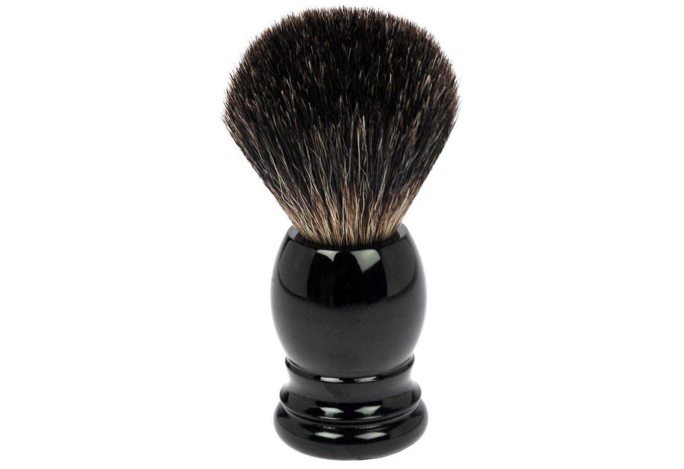 Fantasia Beauty Rasierpinsel Rasierpinsel Rein Dachs Kunststoffgriff Schwarz Höhe 10,5 cm, 1 tlg., Reines Dachshaar, Kunststoffgriff schwarz von Fantasia Beauty