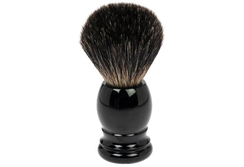 Fantasia Beauty Rasierpinsel Rasierpinsel Rein Dachs Kunststoffgriff Schwarz Höhe 10,5 cm, 1 tlg., Reines Dachshaar, Kunststoffgriff schwarz von Fantasia Beauty