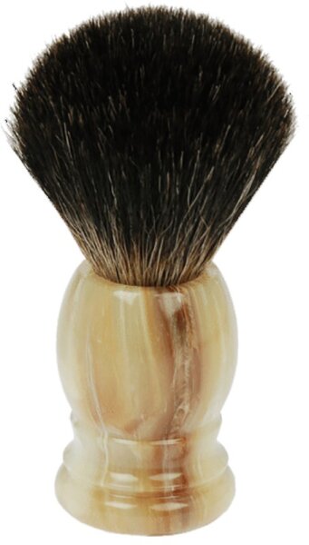 Fantasia Rasierpinsel Rein Dachs, cremefarbener Kunststoffgriff von Fantasia