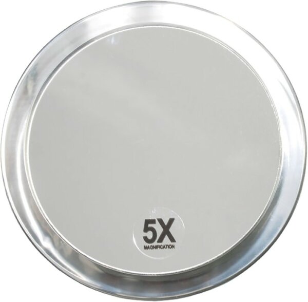 Fantasia Spiegel, 5-fach-Vergrößerung Durchmesser 15 cm mit 2 Saugnäpfen, Kunststoff von Fantasia