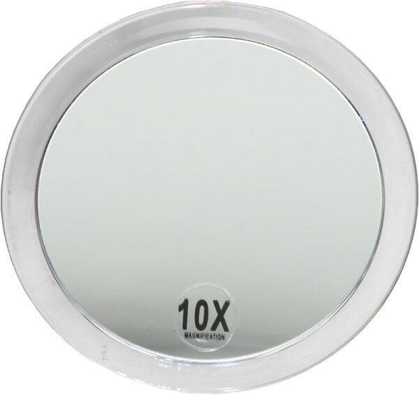 Fantasia Spiegel mit 2 Saugnäpfen, Acryl, Vergrößerung 10-fach, Ø 15 cm von Fantasia