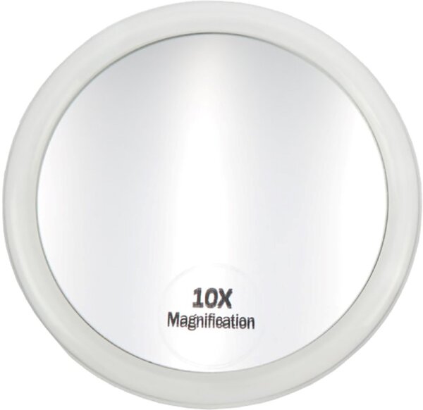 Fantasia Spiegel mit 3 Saugnäpfen, acryl 10-fach Vergrößerung, Ø 10 cm von Fantasia