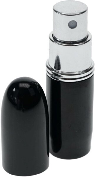 Fantasia Taschenzerstäuber, Metall, schwarz, für 4 ml, Höhe: 7,5 cm von Fantasia