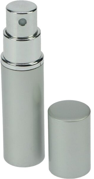 Fantasia Taschenzerstäuber, silber, Metall, für 5 ml, Höhe 8 cm von Fantasia