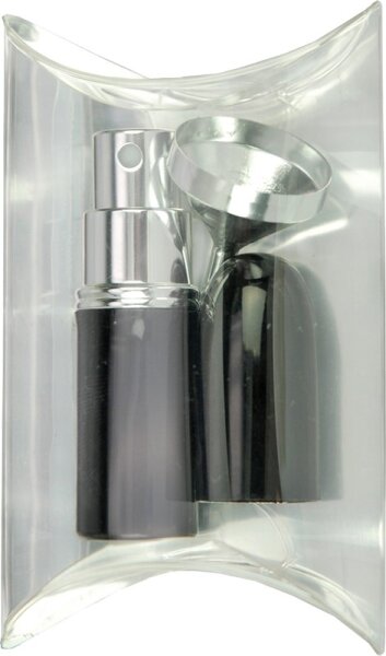 Fantasia Taschenzerstäuber schwarz 4 ml mit Trichter silber in Geschenkpackung Fantasia Taschenzerstäuber schwarz 4 ml mit Trichter silber in Geschenkpackung von Fantasia