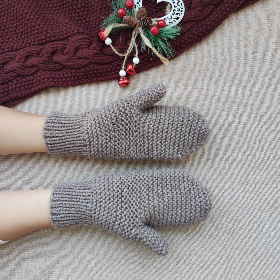 Strick Handschuhe - Winter Warme Strickwolle Frauen Gestrickte Gemütliche Handwärmer Dicke von FantasiaKnitting