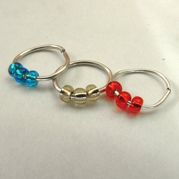 Hoo Nase 22 Ringmaß Mit Perlen - Personalisierte Farbe Hoo Nase 22 Ringmaß Mit Perlen - Personalisierte Farbe von Fantasidea