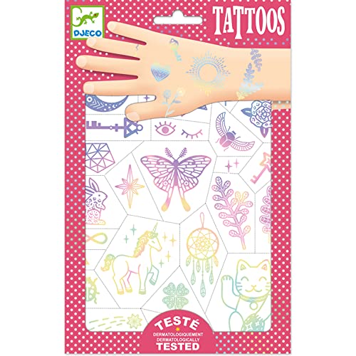 Djeco Kinder-Tattoos Lucky Charms, 50 Tattoos von Djeco